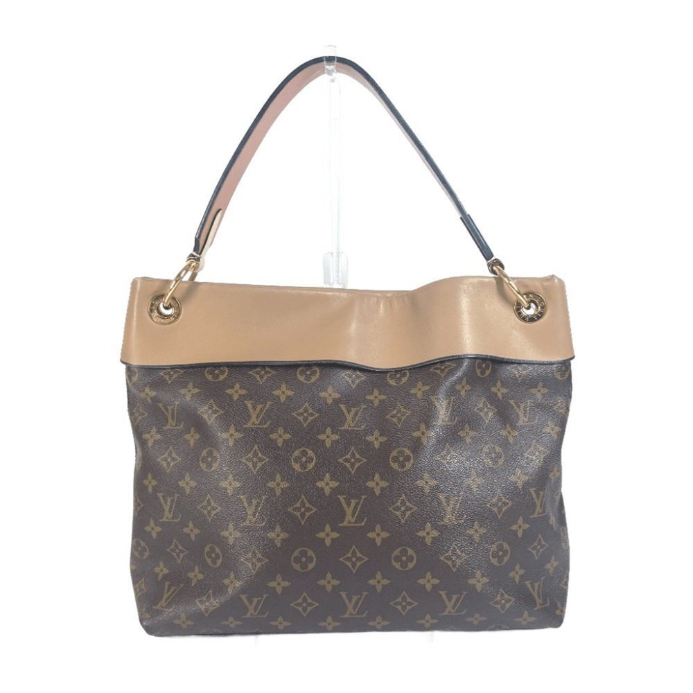 LOUIS VUITTON Brown Monogram Leather Shoulder Bag - Picture 2 of 16
